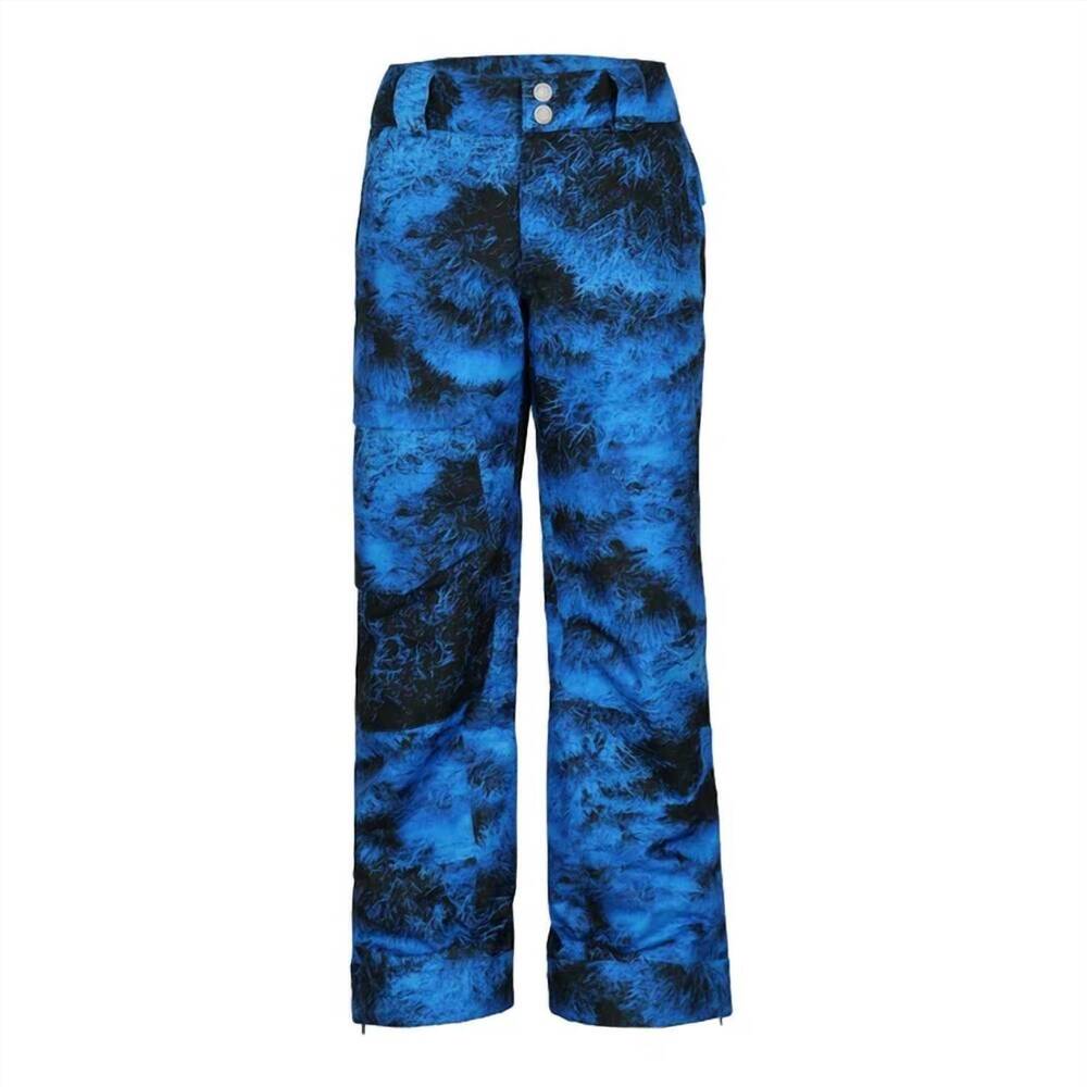 NEW OBERMEYER boy's brisk print ski pants in night vision